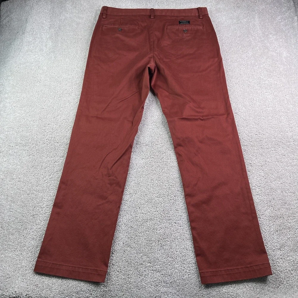 Banana Republic Pants Mens 36x34 Brown Aiden Slim Fit Rapid‎ Movement Chino